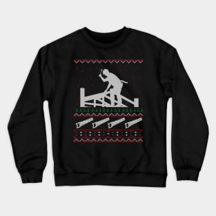Carpenter Ugly Christmas Sweater Gift Ideas Crewneck Sweatshirt